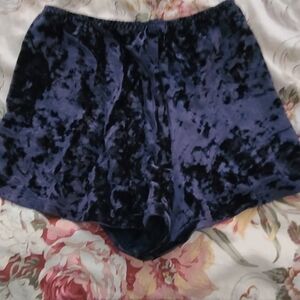 Velvet Black Shorts